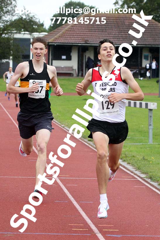 800 metres 68, NECAA Open Meeting, Morpeth, Sunday, March 23rd. David T. Hewitson/Sports for All Pics